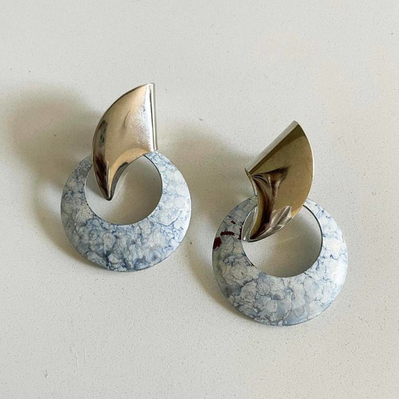 Retro fun statement earrings - Picture 1 of 3